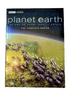 Planet Earth - The Complete Series DVD 5-Disc Set Narrated by David Attenborough